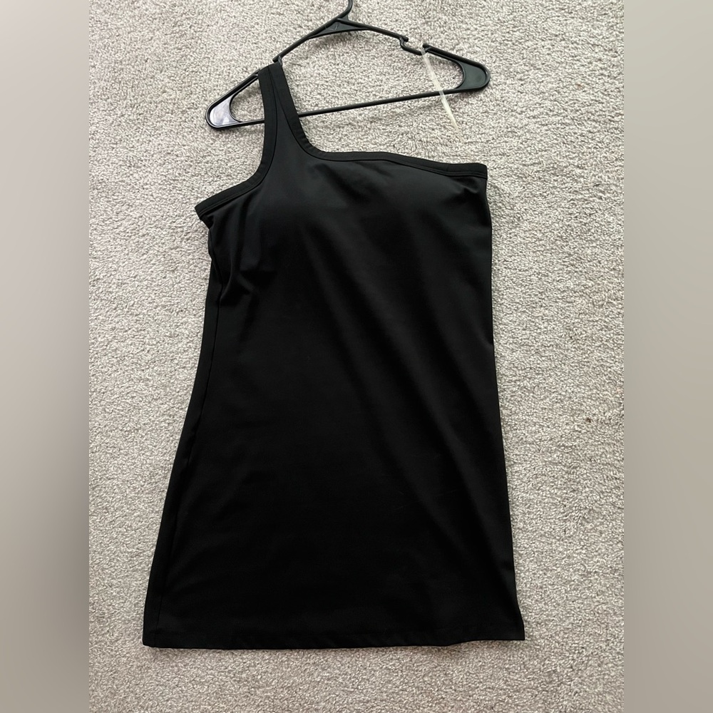 One shoulder athletic dress